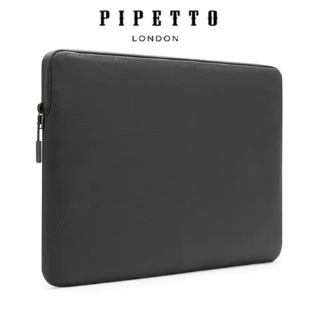 PIPETTO MacBook 16/15吋 Ultra Lite Sleeve 鑽石紋防撕裂布電腦包-黑色✿80D024